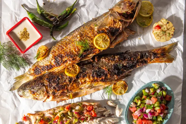 Grilled Mullet Fish